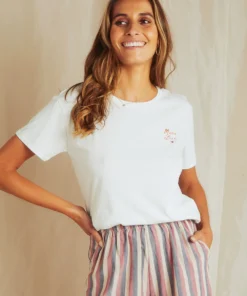 Amuse Society Seasonal Mama Love Tee - Vintage White