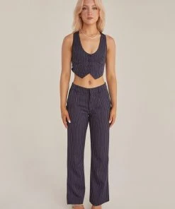 Riley Hubatka X Peppermayo New & Most Loved Farewell Forever Pants - Pinstripe 9 Riley Hubatka X Peppermayo New & Most Loved Farewell Forever Pants - Pinstripe