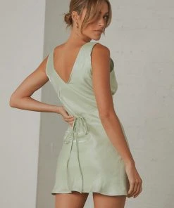 Peppermayo Exclusive Audrey Vintage Slip Dress - Sage New & Most Loved 9 Peppermayo Exclusive Audrey Vintage Slip Dress - Sage New & Most Loved