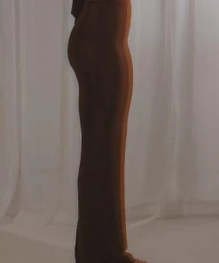 Peppermayo Exclusive On Arrival Midi Skirt - Choc Brown New & Most Loved