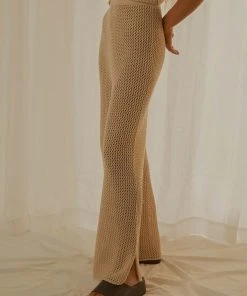Cools Club New & Most Loved Monaco Knit Pant - Bone 8 Cools Club New & Most Loved Monaco Knit Pant - Bone