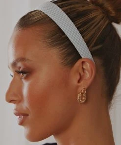 Peppermayo New & Most Loved San Fran Headband - Blue Gingham