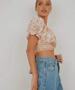 Peppermayo Perfect Summer Crop - Peach Floral New & Most Loved