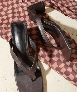 Cult Avenue Cool Girl Summer Heels - Choc Brown 8 Cult Avenue Cool Girl Summer Heels - Choc Brown