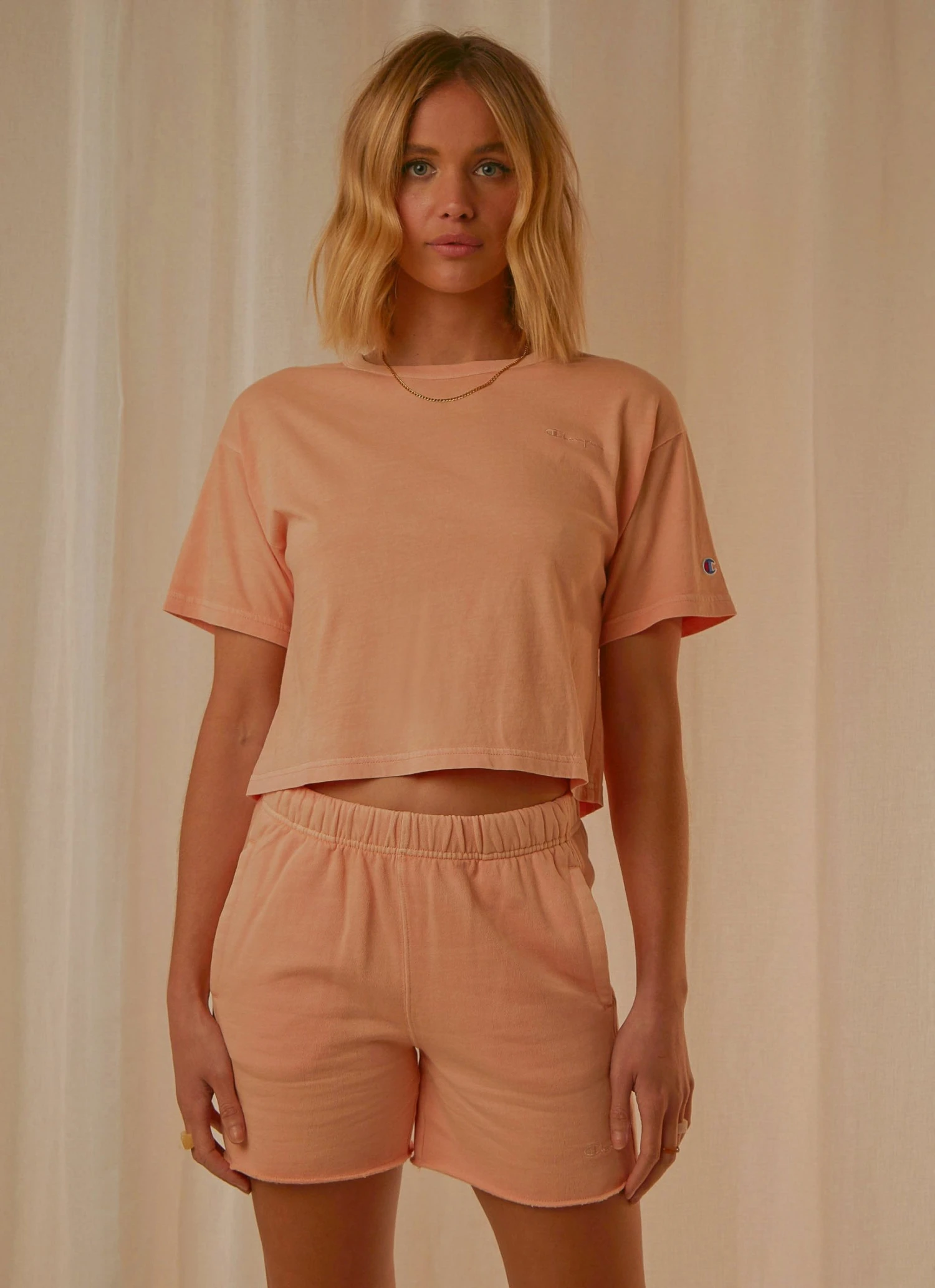 Champion New & Most Loved Vintage Dye Boyfriend Short - Certan Peach 3 Champion New & Most Loved Vintage Dye Boyfriend Short - Certan Peach