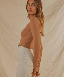 Lee Lacie Crop - Caramel