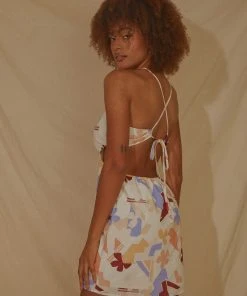 Peppermayo Exclusive LouLou Mini Dress - Abstract Resort New & Most Loved