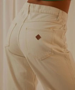 Abrand A Slouch Jean - Stone White New & Most Loved