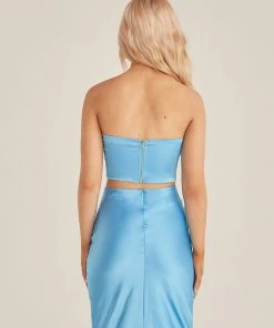 Riley Hubatka X Peppermayo New & Most Loved Sweet Days Crop Top - Azure 11 Riley Hubatka X Peppermayo New & Most Loved Sweet Days Crop Top - Azure