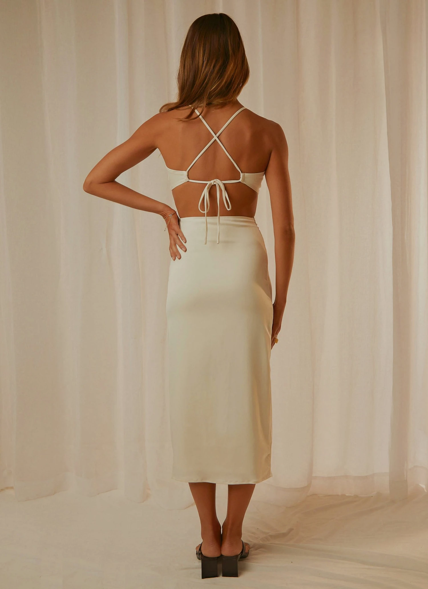 Peppermayo Exclusive Au Revoir Midi Dress - Ivory 6 Peppermayo Exclusive Au Revoir Midi Dress - Ivory