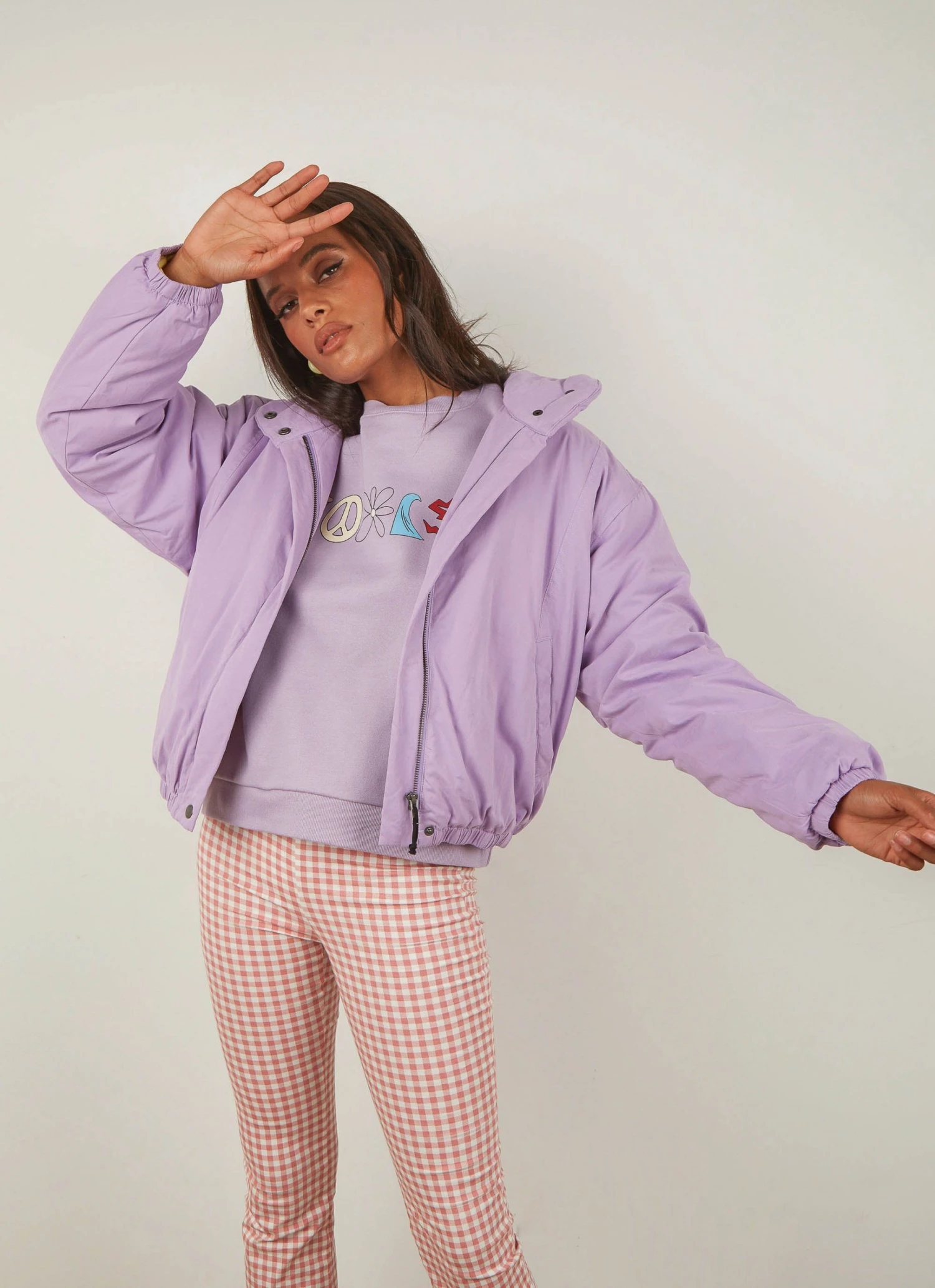 Cools Club Puff Club Jacket - Lavender New & Most Loved 3 Cools Club Puff Club Jacket - Lavender New & Most Loved