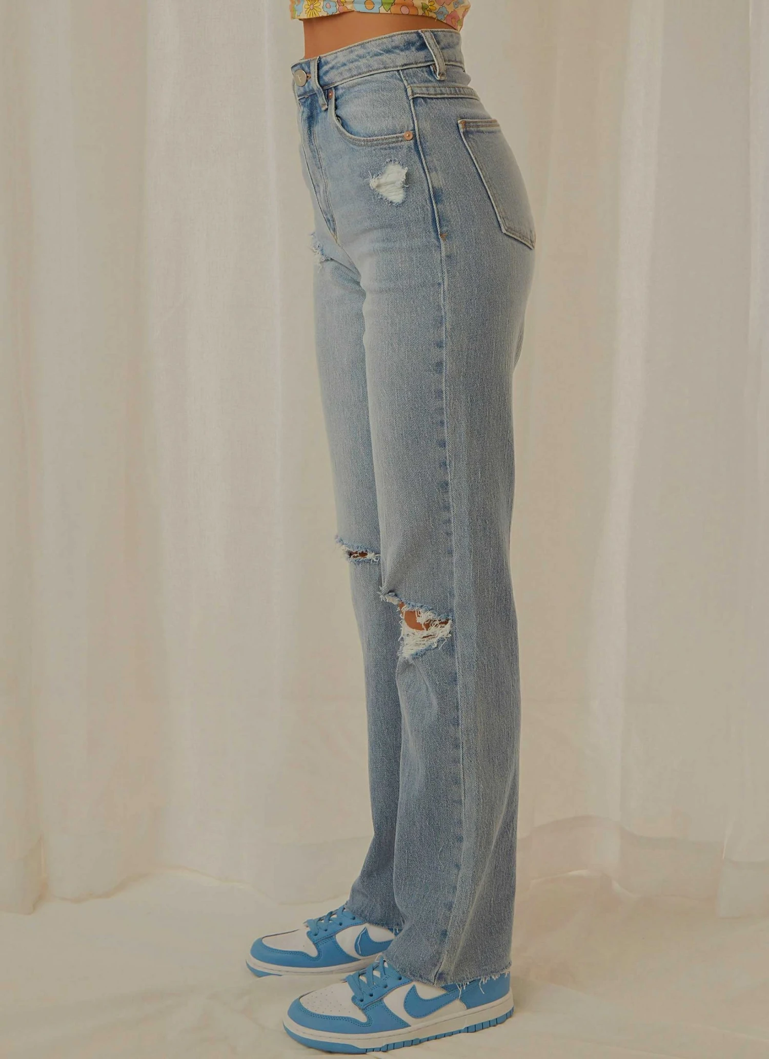 Abrand New & Most Loved A 94' High Straight Jean - Patricia Rip 4 Abrand New & Most Loved A 94' High Straight Jean - Patricia Rip