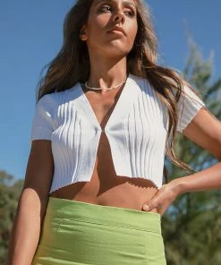 Peppermayo Exclusive Just Lovers Crop Knit - White New & Most Loved 7 Peppermayo Exclusive Just Lovers Crop Knit - White New & Most Loved