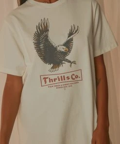 Thrills Traction Merch Tee - Dirty White