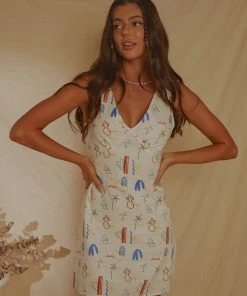 Peppermayo Exclusive Audrey Vintage Linen Slip Dress - Santorini New & Most Loved 10 Peppermayo Exclusive Audrey Vintage Linen Slip Dress - Santorini New & Most Loved