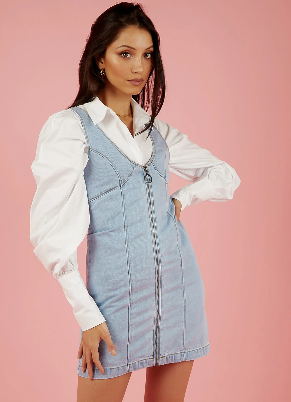 Afends Boulevard Hemp Denim Dress - Stone Blue New & Most Loved 2 Afends Boulevard Hemp Denim Dress - Stone Blue New & Most Loved