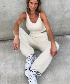 Peppermayo Seasonal Romancing Knit Pants - Cream 9 Peppermayo Seasonal Romancing Knit Pants - Cream