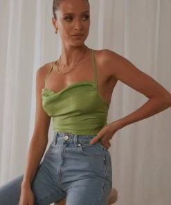 Peppermayo Exclusive Pascale Top - Moss Green