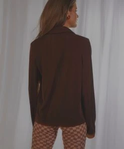 Peppermayo Exclusive Simi Shirt - Choc Brown New & Most Loved