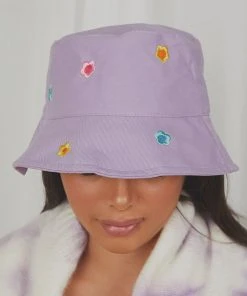 Peppermayo Rays Bucket Hat - Lilac New & Most Loved