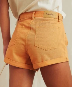 Afends Tyler Twill Short - Mango Seasonal