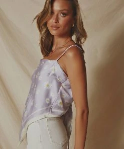 Peppermayo New & Most Loved Daisy Chain Scarf Top - Lilac 8 Peppermayo New & Most Loved Daisy Chain Scarf Top - Lilac