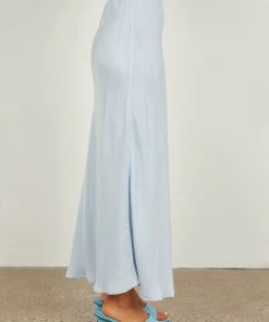 Nude Lucy Reese Cupro Midi Skirt - Sky New & Most Loved 8 Nude Lucy Reese Cupro Midi Skirt - Sky New & Most Loved