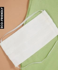 Peppermayo New & Most Loved Eco-Friendly Hemp & Organic Cotton Face Mask - White