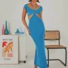 Peppermayo Sabotage Midi Dress - Blue