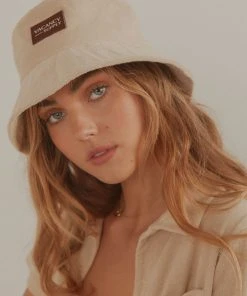 Vacancy Supply Sundial Terry Bucket Hat - Beige