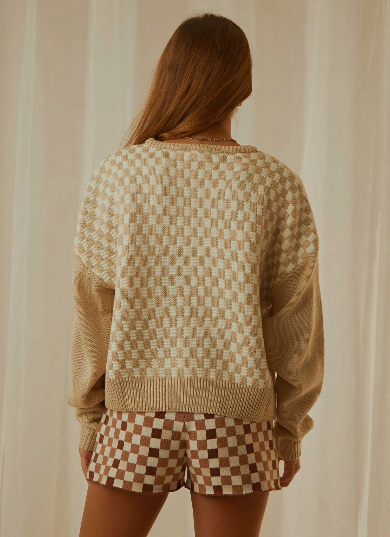 Cools Club New & Most Loved Checker Knit - Bone 6 Cools Club New & Most Loved Checker Knit - Bone