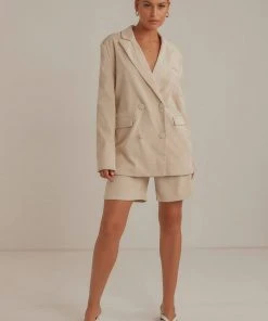 4th & Reckless New & Most Loved Anderson Blazer - Cream Cord 7 4th & Reckless New & Most Loved Anderson Blazer - Cream Cord