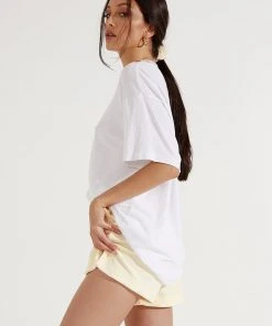 Afends Slay Hemp Oversized Tee - White 8 Afends Slay Hemp Oversized Tee - White