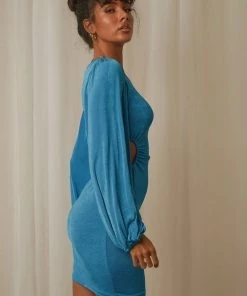 Peppermayo Dance All Night Dress - Blue