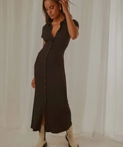 Peppermayo New & Most Loved Remember To Love Midi Dress - Black