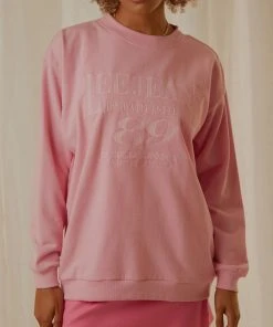 Lee Oversized Sweater - Prism Pink New & Most Loved