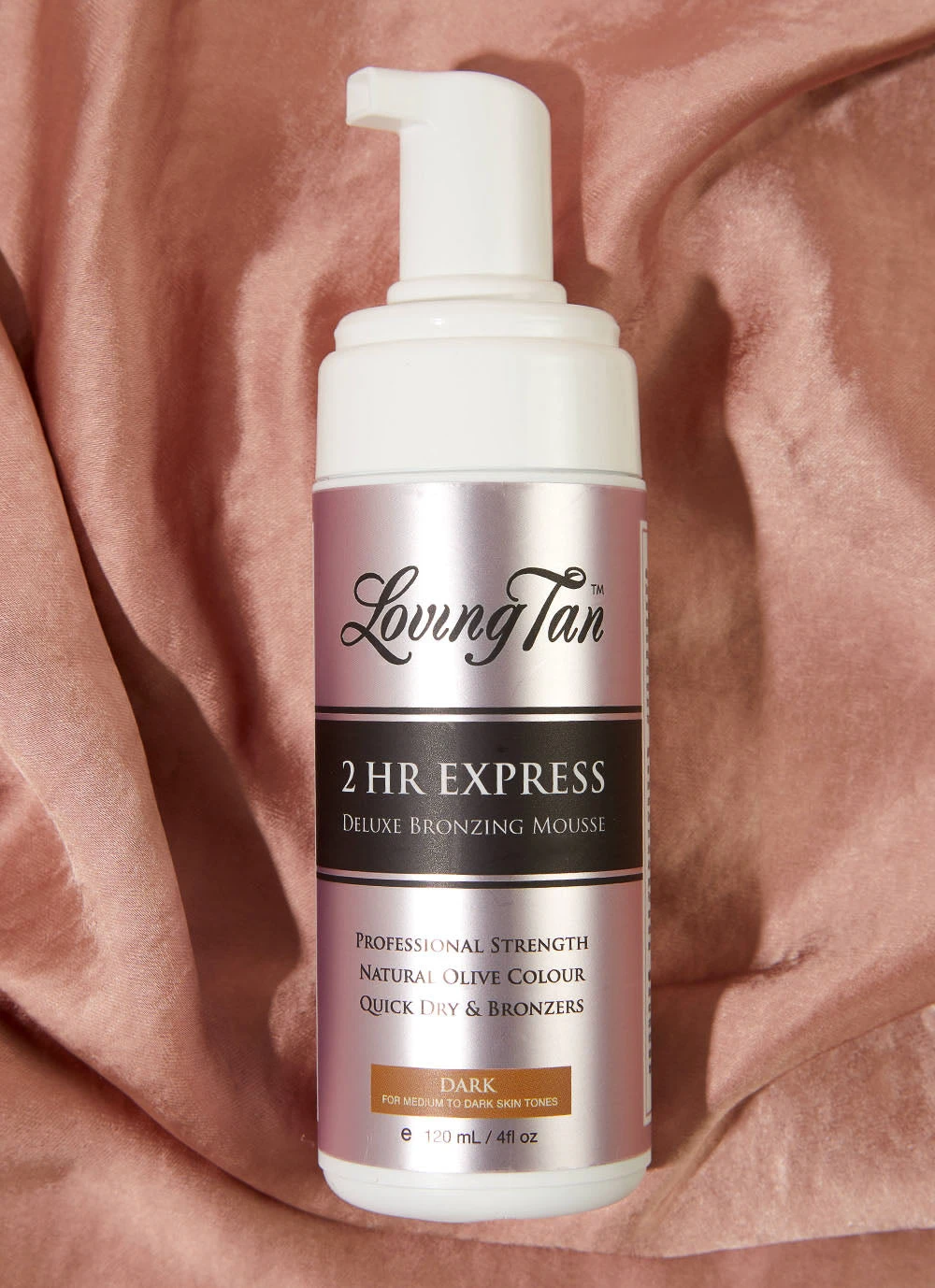 Loving Tan 2 HR Express Dark Self Tanning Mousse - 120ml 2 Loving Tan 2 HR Express Dark Self Tanning Mousse - 120ml