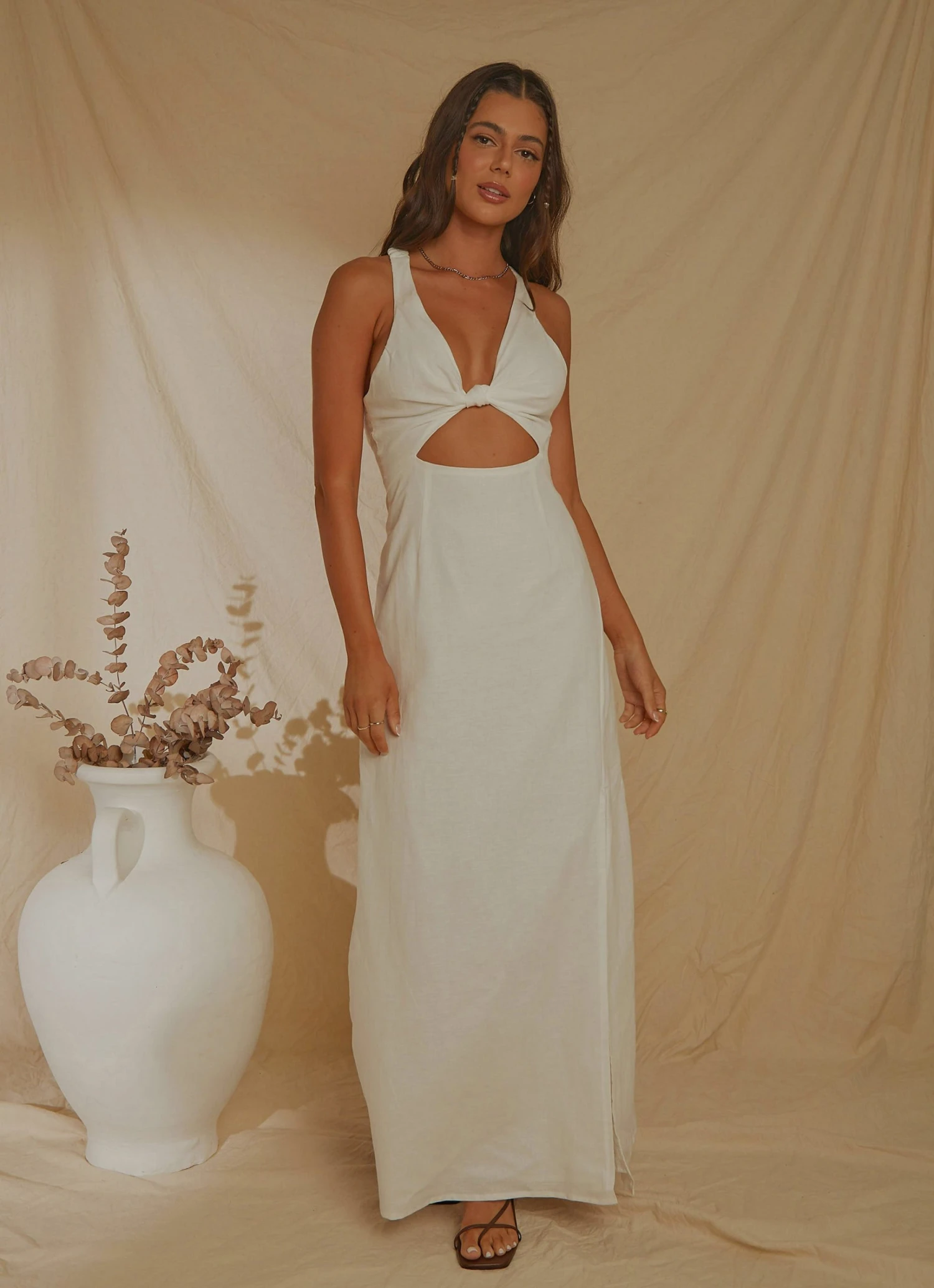 Peppermayo Exclusive Italian Love Maxi Dress - White New & Most Loved 2 Peppermayo Exclusive Italian Love Maxi Dress - White New & Most Loved