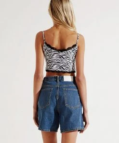 Peppermayo Angelica Crop - White New & Most Loved