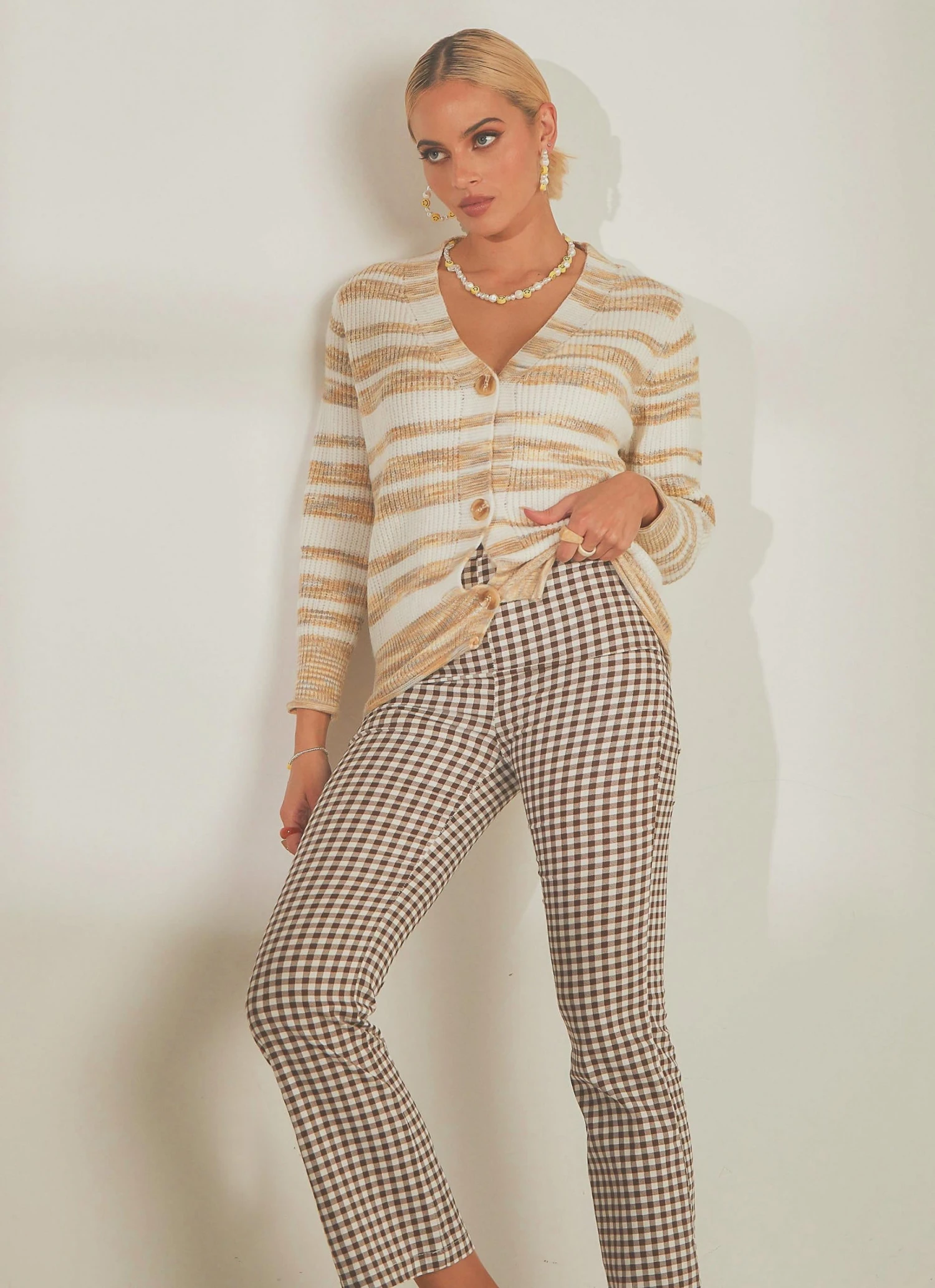 Peppermayo Sweet Escape Knit Cardigan - Beige New & Most Loved 2 Peppermayo Sweet Escape Knit Cardigan - Beige New & Most Loved