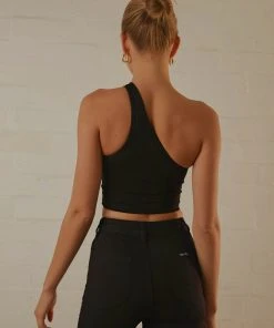 Peppermayo Exclusive Cedar Crop Top - Black