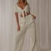 Peppermayo Exclusive New & Most Loved Seville Pant - White Muslin