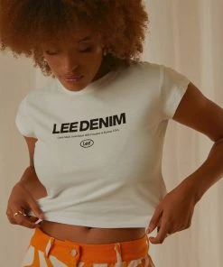 Lee New & Most Loved 90s Baby Tee - Optic White