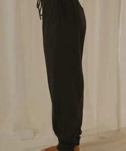 Afends Kat Waffle Sweat Pant - Black New & Most Loved 6 Afends Kat Waffle Sweat Pant - Black New & Most Loved