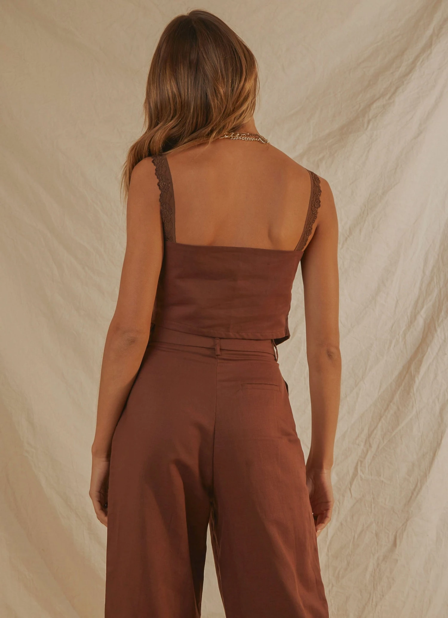 Peppermayo Exclusive Escape Reality Crop - Choc Brown 4 Peppermayo Exclusive Escape Reality Crop - Choc Brown