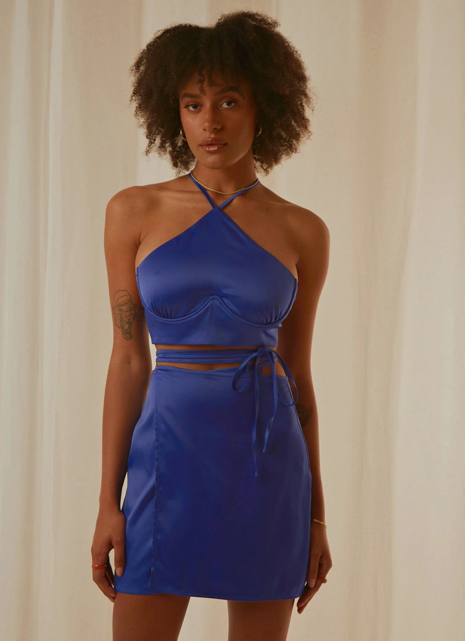 Peppermayo Exclusive Driving Force Crop Top - Cobalt New & Most Loved 3 Peppermayo Exclusive Driving Force Crop Top - Cobalt New & Most Loved