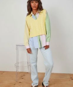 Peppermayo Over The Clouds Knit Vest - Yellow New & Most Loved