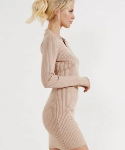 Peppermayo Cafe Meeting Dress - Beige New Dresses 8 Peppermayo Cafe Meeting Dress - Beige New Dresses