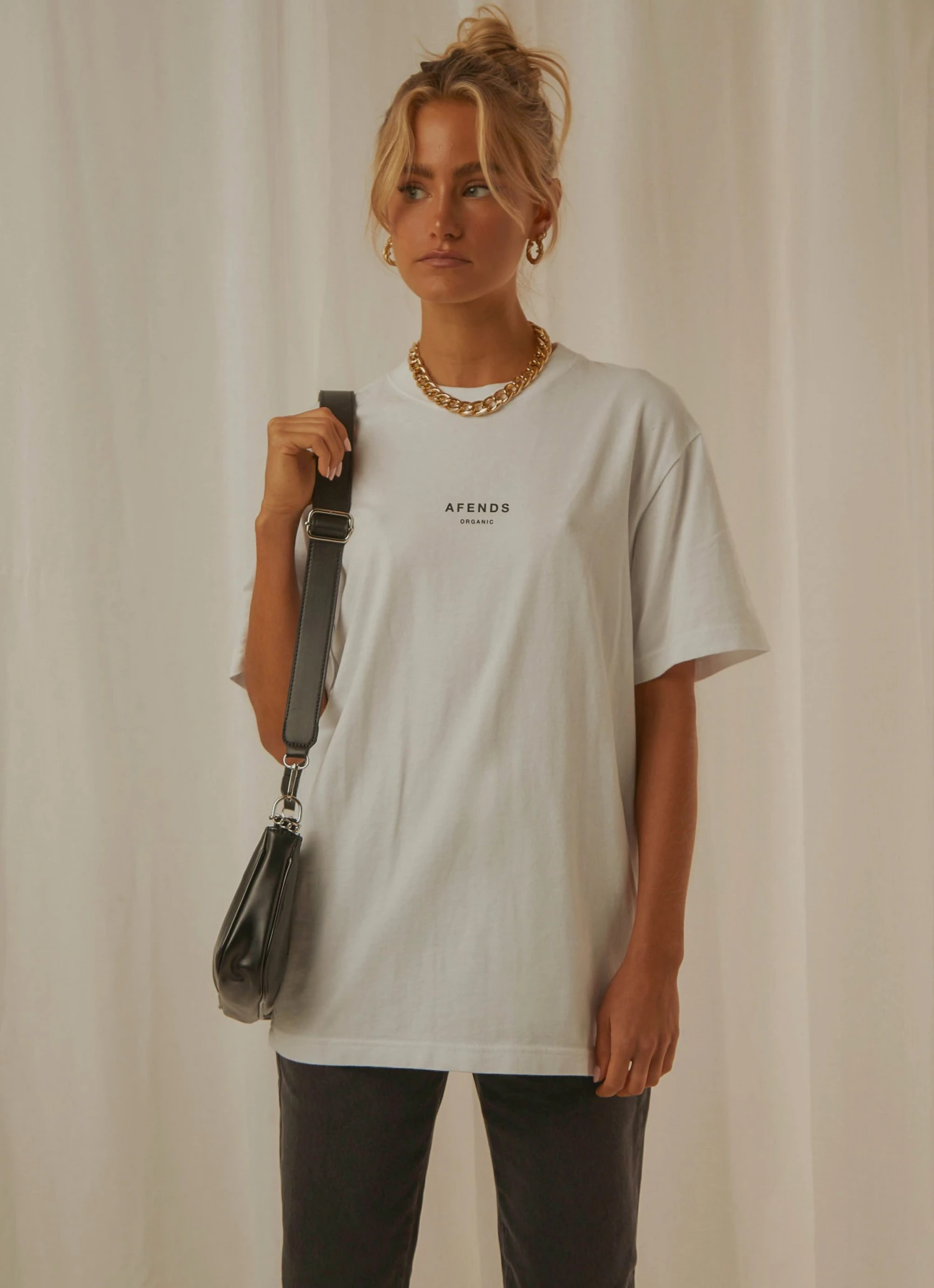 Afends Premium Organic Unisex Rettro Fit Tee - White 2 Afends Premium Organic Unisex Rettro Fit Tee - White