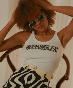Wrangler Warped Cami - Optic White
